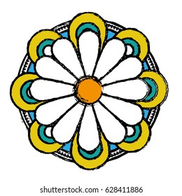 beautiful flower icon