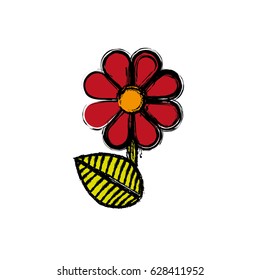 beautiful flower icon