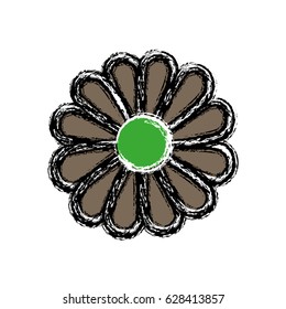 beautiful flower icon