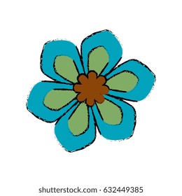 beautiful flower icon