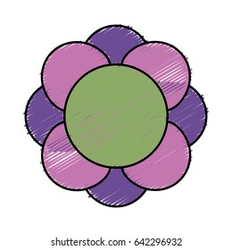beautiful flower icon