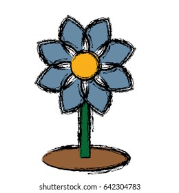 beautiful flower icon