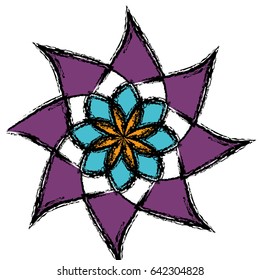 beautiful flower icon