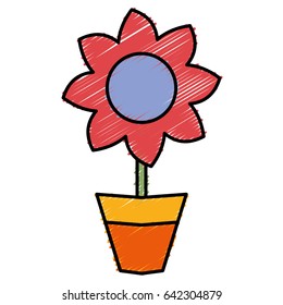 beautiful flower icon