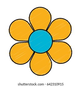 beautiful flower icon
