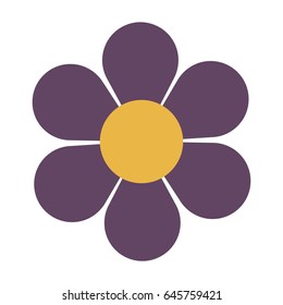 beautiful flower icon