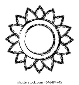 beautiful flower icon
