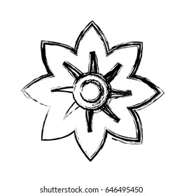 beautiful flower icon
