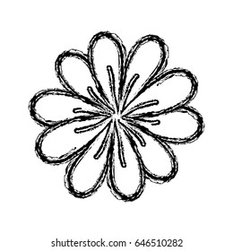 beautiful flower icon