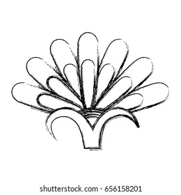 beautiful flower icon