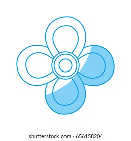 beautiful flower icon