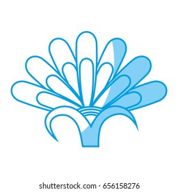 beautiful flower icon