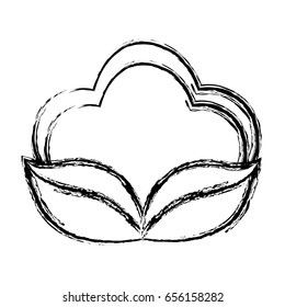 beautiful flower icon