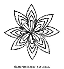 beautiful flower icon