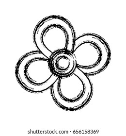 beautiful flower icon