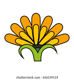 beautiful flower icon