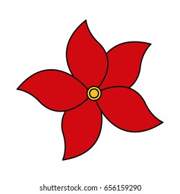 beautiful flower icon