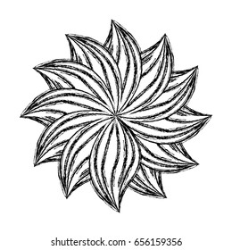 beautiful flower icon