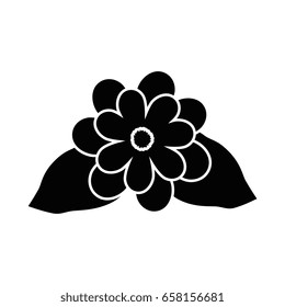 beautiful flower icon