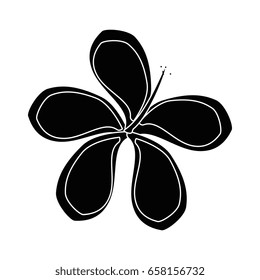 beautiful flower icon