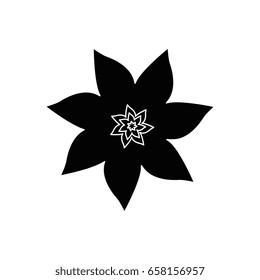 beautiful flower icon