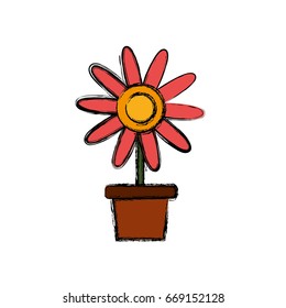 beautiful flower icon