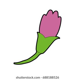 beautiful flower icon 