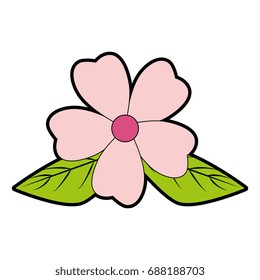 beautiful flower icon 