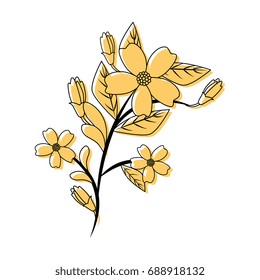 beautiful flower icon