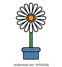 beautiful flower icon 