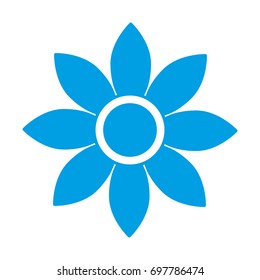 beautiful flower icon