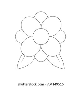 beautiful flower icon