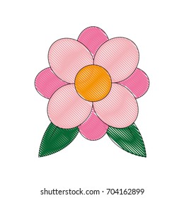 beautiful flower icon