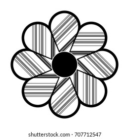 beautiful flower icon