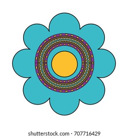 beautiful flower icon