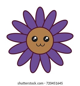 beautiful flower icon 