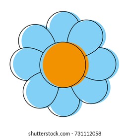 beautiful flower icon