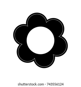 beautiful flower icon