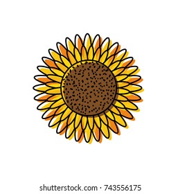 beautiful flower icon