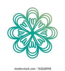 beautiful flower icon 