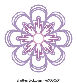 beautiful flower icon 