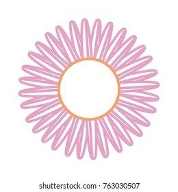 beautiful flower icon 