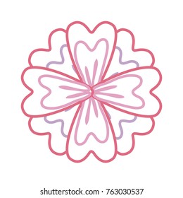beautiful flower icon 