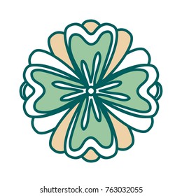 beautiful flower icon 