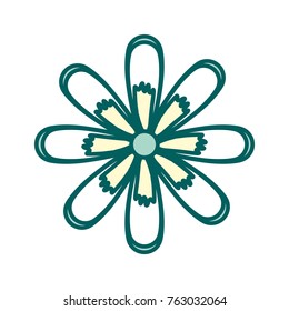 beautiful flower icon 