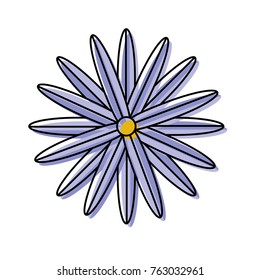 beautiful flower icon 