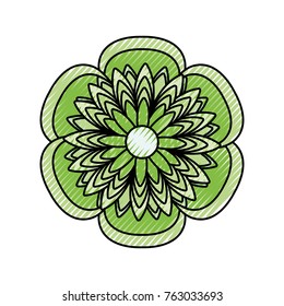 beautiful flower icon 