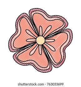 beautiful flower icon 