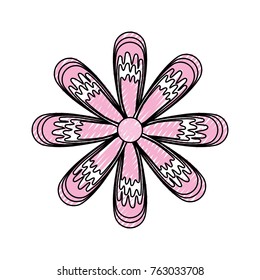 beautiful flower icon 