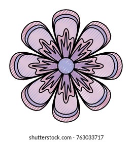 beautiful flower icon 